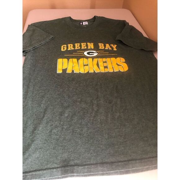 NFL Team Apparel Green Bay Packers Shirt Green Color size L - Picture 9 of 9